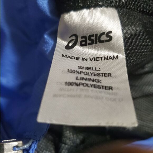 Asics Blue Woman's Running Jacket Size Medium - Picture 11 of 12